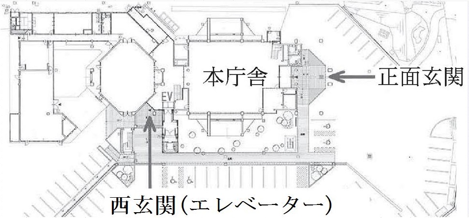 庁舎平面図