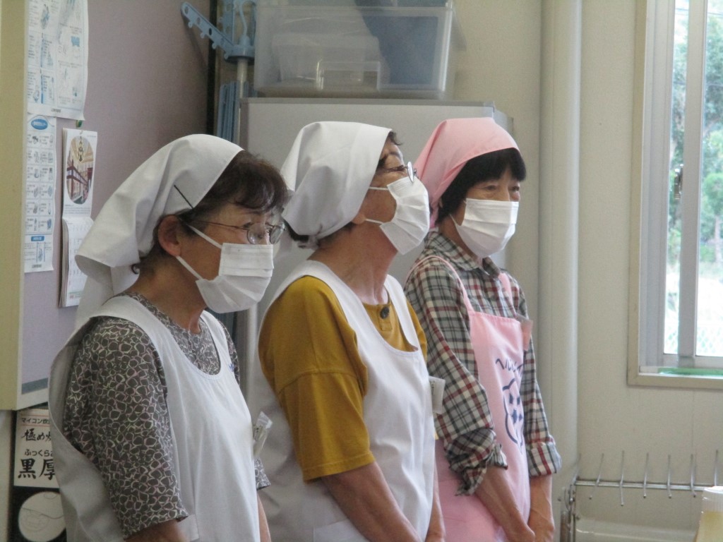 指導されたヘルスメイト(食生活推進員)の皆さんの画像