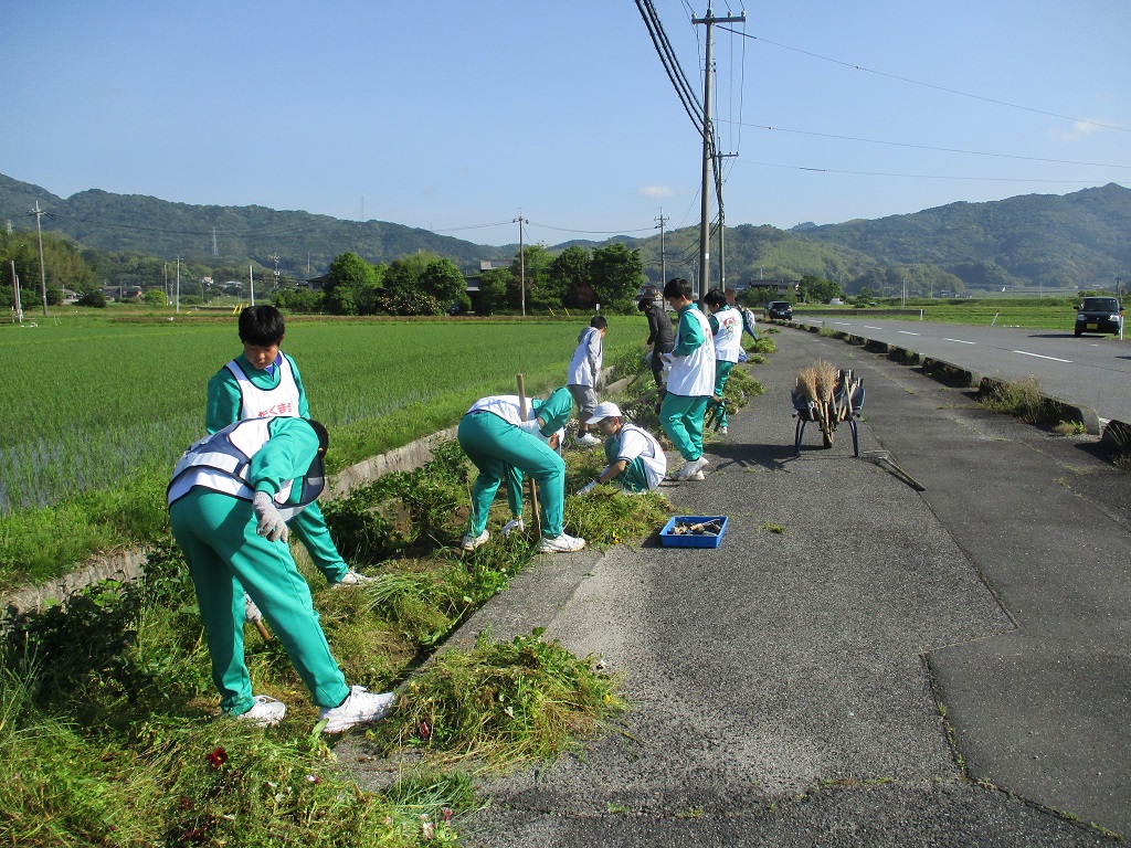田布施中ボランティアも大活躍の画像
