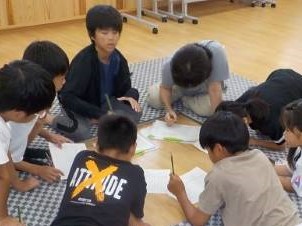 防災ゲーム（グループワーク）の画像