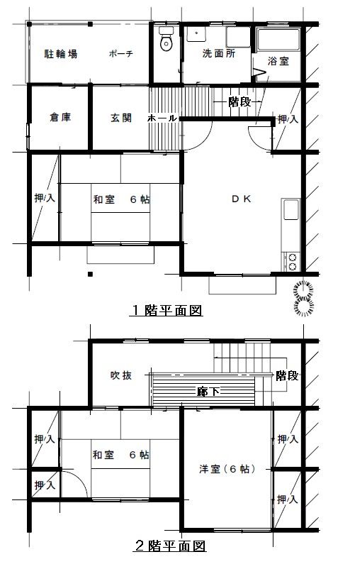 2階平面図の画像