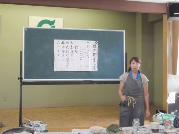 講師：藤井優子先生の説明の画像