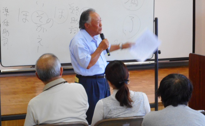 挨拶　高下自治会長