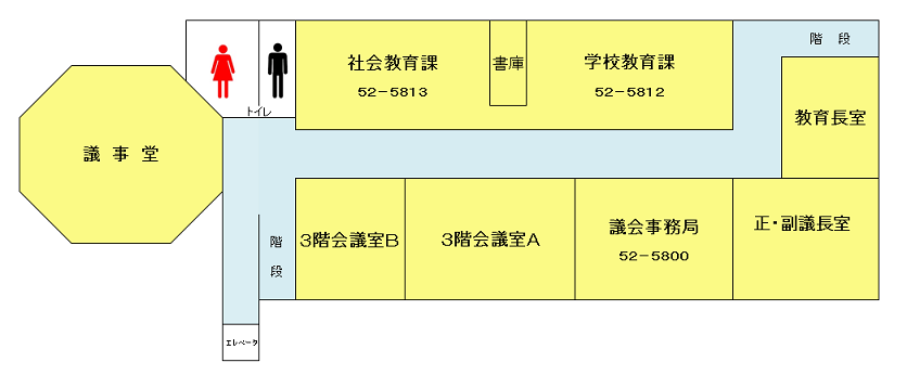 本庁舎3階の画像