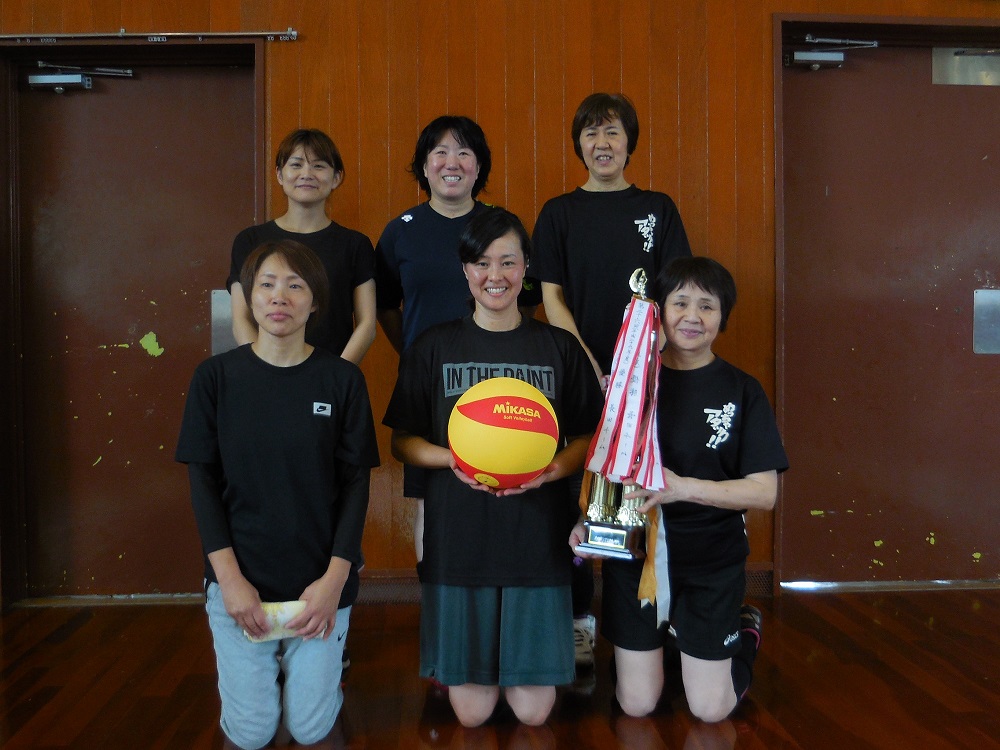 ソフトバレー優勝チーム
