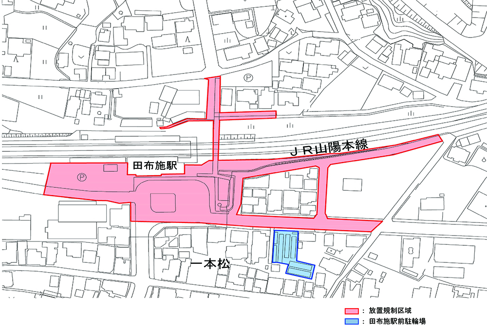 放置規制区域図