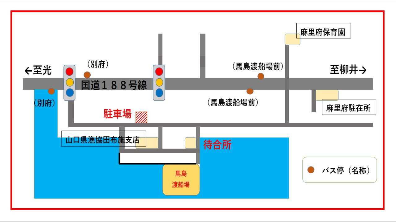 馬島渡船場の画像