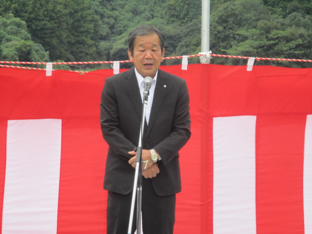 来賓挨拶 田布施町長　東　浩二　様の画像