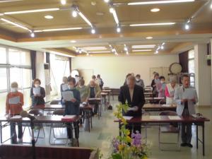 開校式の様子