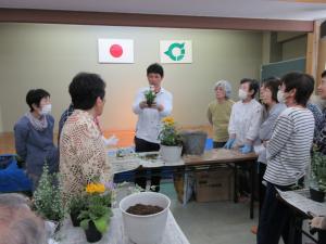 寄せ植えの説明
