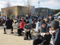 食べている様子