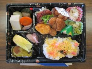新年会にこにこパークのお弁当