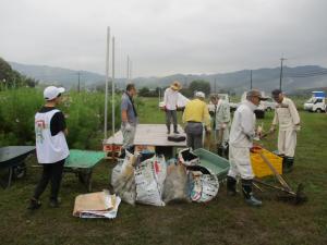 10月4日　コスモスまつり前日準備6