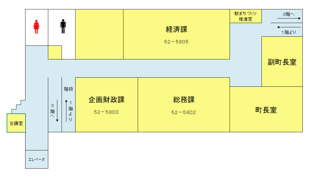 本庁舎2階の画像