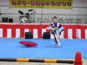 菅源左麗さんによる緋牡丹仁義