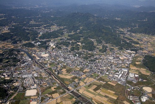 田布施町（俯瞰）の画像